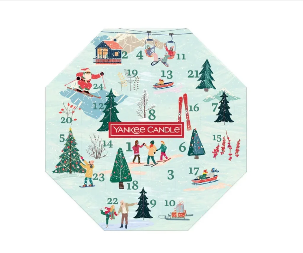 12. Advent Calendar Lumânări Yankee  