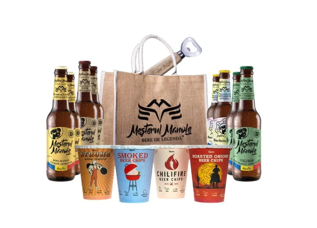 20. Pachet Beer Chips 8 Sticle Bere Artizanală 