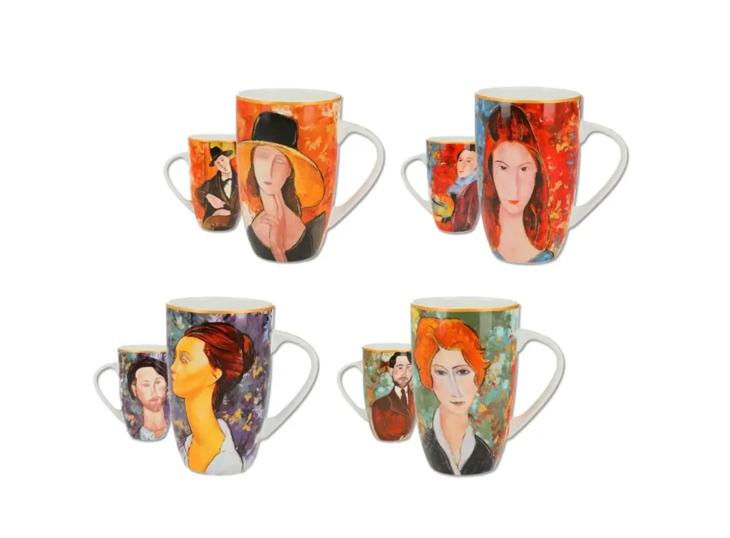 9. Set 4 Căni A. Modigliani 